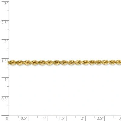 Pre-owned Superdealsforeverything Real 14kt Yellow Gold 30 Inch 3mm Regular Rope With Lobster Clasp Chain; 30 Inch