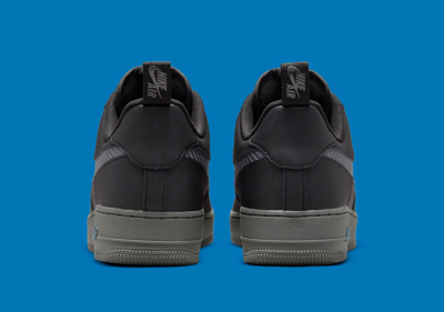  Nike AIR Force 1 '07 LV8 J22 Black Royal Carbon Fiber DR0155  002 Men's Size 13