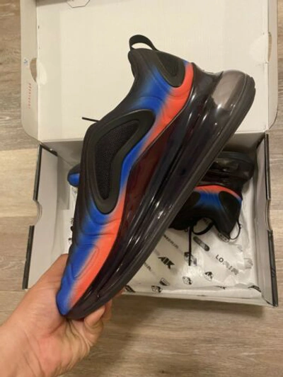 Pre owned Nike Air Max 720 black Racer Blue Flash Crimson Ao2924 017 Men s Size 10 ModeSens
