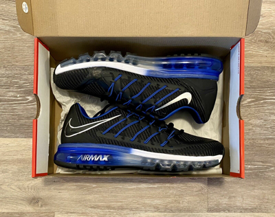 Pre-owned Nike Air Max 2015 'black Game Royal' Blue Metallic Silver  Dd9793-001 Men's 10.5 | ModeSens