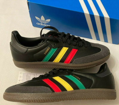 Pre-owned Adidas Originals Adidas Samba Og Bob Marley Ajax Three Little  Birds Sneakers Gx2913 Mens 9.5 In Multicolor | ModeSens