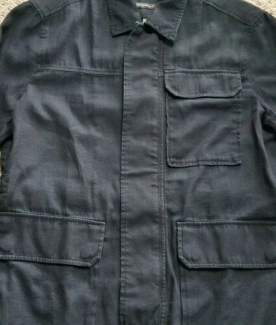 Pre-owned John Varvatos With Tags  Mackey Indigo Field Jacket - Mens Small - Msrp $498 In Indigo Navy Blue