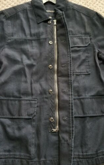 Pre-owned John Varvatos With Tags  Mackey Indigo Field Jacket - Mens Small - Msrp $498 In Indigo Navy Blue