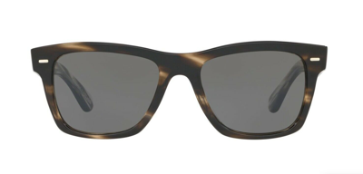 Pre-owned Oliver Peoples Gucci Gg1518s Black/grey (001) Sunglasses In Gray