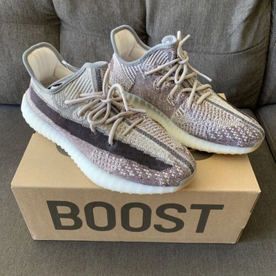 Pre-owned Adidas Originals Adidas Yeezy Boost 350 V2 Zyon Mens Size 11  Authenticity Guaranteed Fz1267 In White | ModeSens