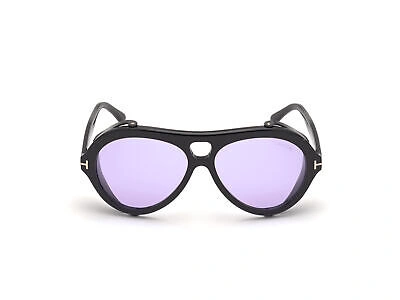 Pre-owned Tom Ford Brand  Sunglasses Ft0882 Neughman 01y Black Purple Man