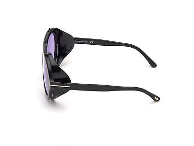 Pre-owned Tom Ford Brand  Sunglasses Ft0882 Neughman 01y Black Purple Man