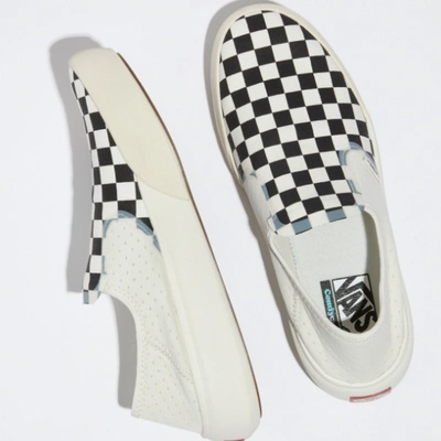 Pre-owned Vans Comfycush One Checkerboard Shoes Sneakers White -  Vn0a45j5q4o | ModeSens