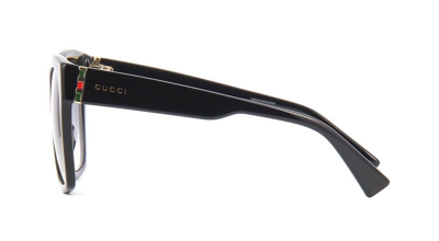 Pre-owned Gucci Gg0459s Black/grey Shaded (001) Sunglasses In Gray