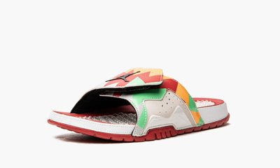 Pre-owned Jordan Nike  Hydro Vii Retro Slides 705467-105 Rare Hare 7 Sandals Men's 2015 In Multicolor