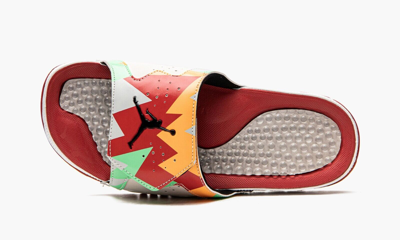 Pre-owned Jordan Nike  Hydro Vii Retro Slides 705467-105 Rare Hare 7 Sandals Men's 2015 In Multicolor
