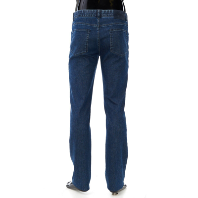 Pre-owned Brioni 675$ Meribel Jeans In Midnight Blue Stretch Cotton