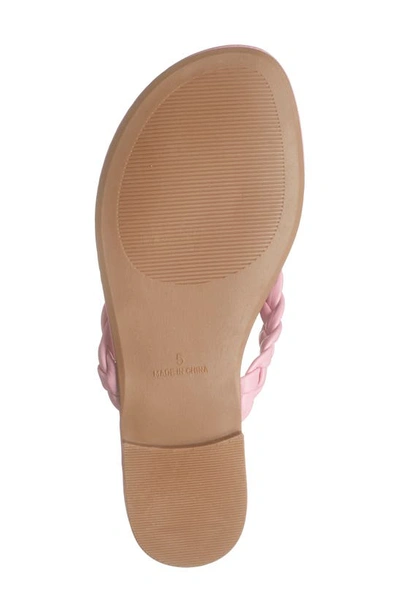 Shop Abound Frannie Braided Thong Sandal In Pink Begonia