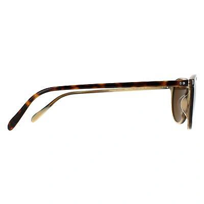 Pre-owned Oliver Peoples Sunglasses Riley Ov5004su 166657 Horn True Brown Polarized