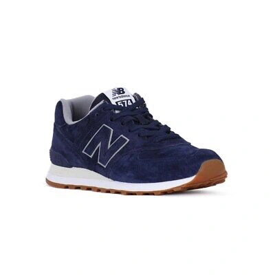 Pre-owned New Balance Shoes Universal Men Balance 574 Ml574epa Navy Blue |  ModeSens