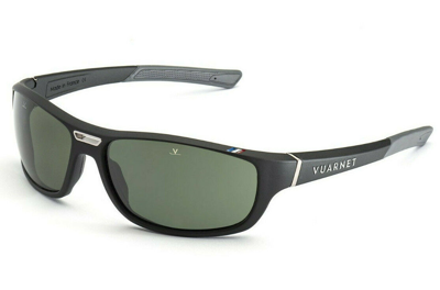 Pre-owned Vuarnet Sunglasses Vl191800011121 Vl1918 Racing 1918 Black/grey + Pure Grey In Gray