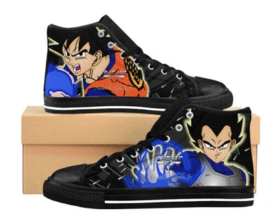 Pre-owned Handmade Batazr Footwear Mens/boys Custom Low And High Tops In Blue