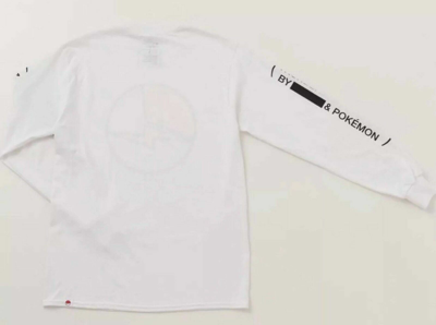 Pre-owned Pokémon Thunderbolt Project Tbp-b Medium White Hiroshi Fujiwara Pokemon Long Sleeve Tee