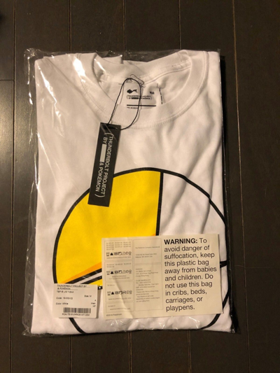 Pre-owned Pokémon Thunderbolt Project Tbp-b Medium White Hiroshi Fujiwara Pokemon Long Sleeve Tee