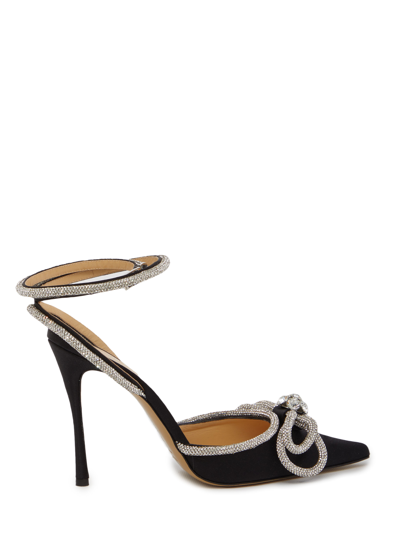 Shop Mach & Mach Black Satin Pumps