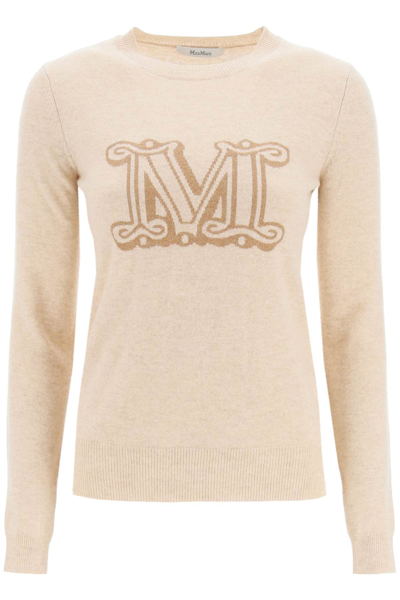 Shop Max Mara 'bimba' Cashmere Sweater In Beige