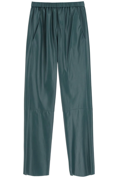 Shop Drome Nappa Casual Pants In Green