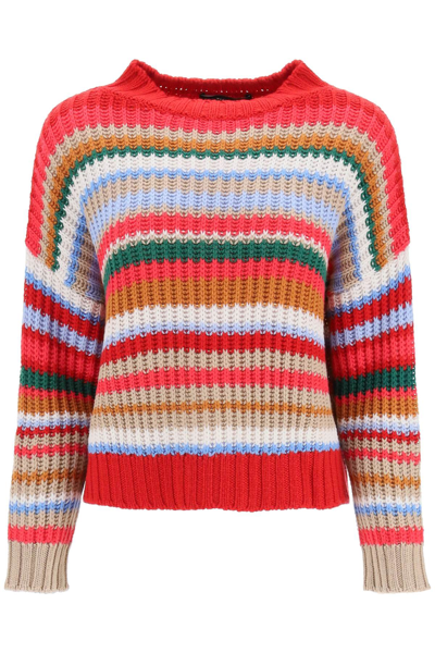 Weekend Max Mara Weekend By Max Mara Women's Multicolor Wool Sweater ...