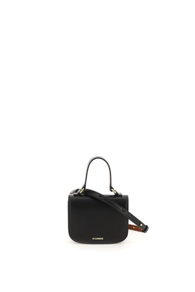 Shop Jil Sander Crossbody Mini Bag In Black