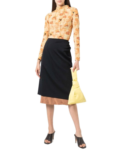 Shop Dries Van Noten Women's Beige Viscose Skirt