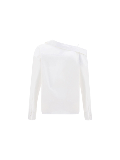 Shop Alexander Wang Women's White Other Materials Shirt