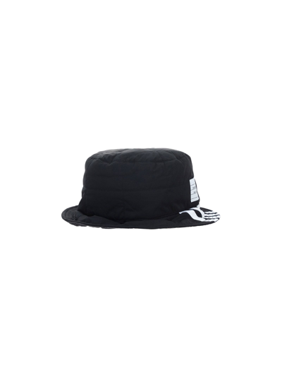 Thom Browne Black 4-bar Bucket Hat In Black