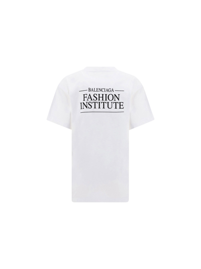 Shop Balenciaga Women's White Other Materials T-shirt