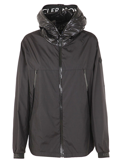 Shop Moncler Women's Black Other Materials Outerwear Jacket
