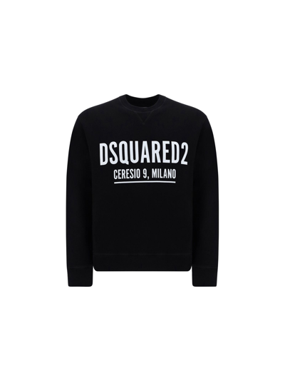 Dsquared2 Men's Black Other Materials Sweatshirt | ModeSens