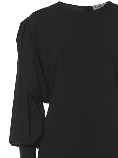 Shop Attico The  'quinn' Dress In Black