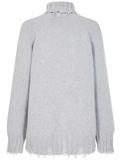 Shop Malo Sweater In Grey