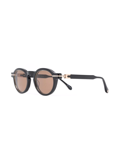 Matsuda Panto Round-frame Sunglasses In Black