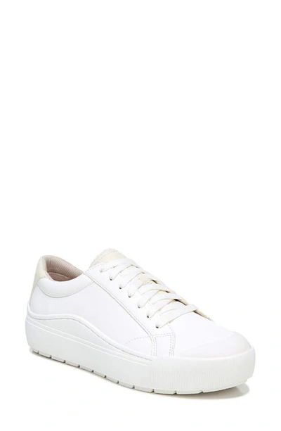 Dr. Scholl's Women's Time Off Lace Up Platform Sneakers In White
