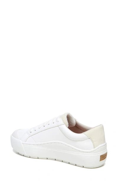 Dr. Scholl's Women's Time Off Lace Up Platform Sneakers In White