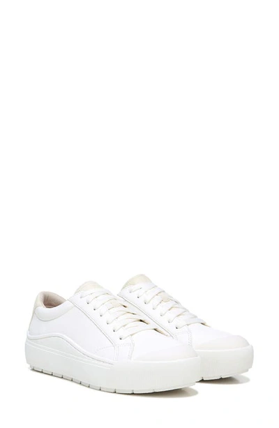 Dr. Scholl's Women's Time Off Lace Up Platform Sneakers In White