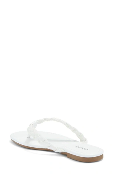 Shop Abound Frannie Braided Thong Sandal In White