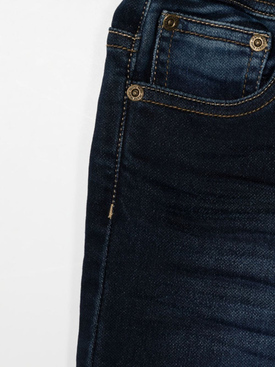 Molo Augustino Low-rise Straight-leg Jeans In Blue