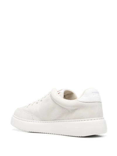 Camper Runner K21 Sneakers In White Leather In White