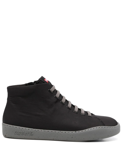 Camper Peu Touring High-top Sneakers In Black