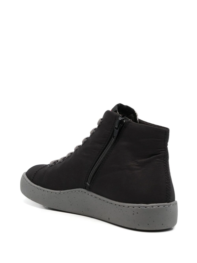 Camper Peu Touring High-top Sneakers In Black
