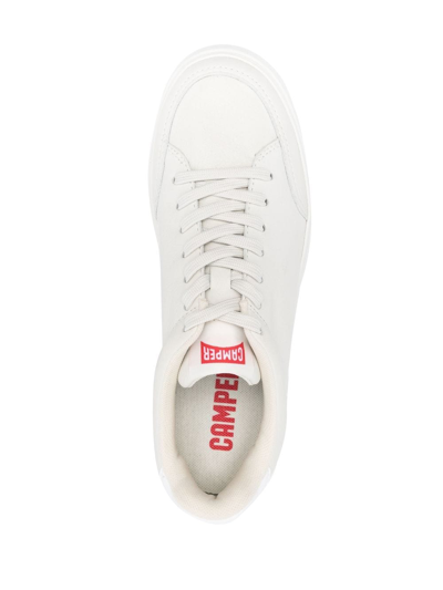 Shop Camper Logo Low-top Sneakers In White