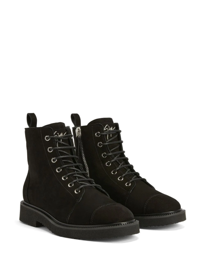 Shop Giuseppe Zanotti Ankle-length Boots In 黑色