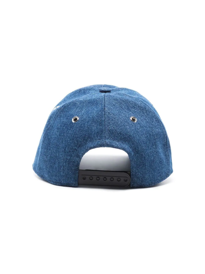 AMI CLASSIC DENIM LOGO CAP BLUE