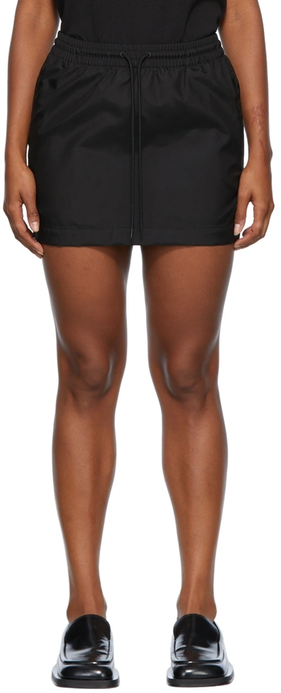 Wardrobe.nyc Utility Drawstring Miniskirt In Black