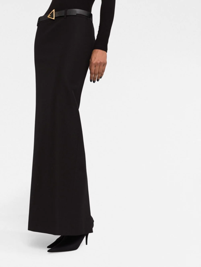 Shop Balenciaga Maxi Tube Skirt In Black